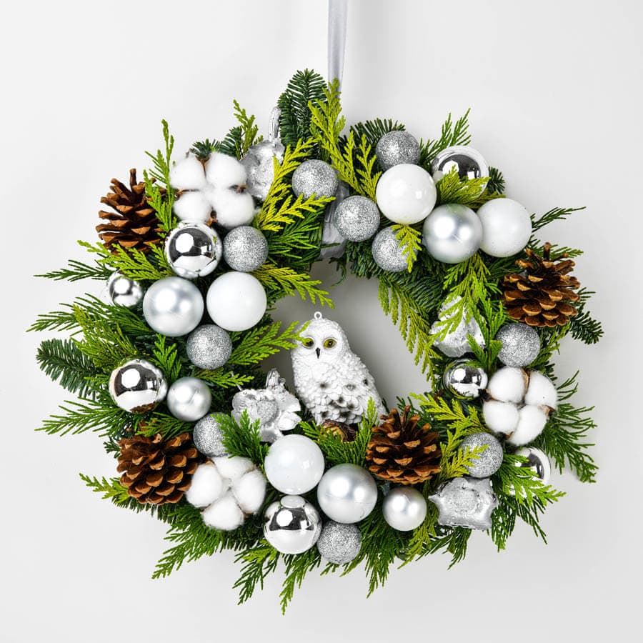 Lavender Harvest Wreath front