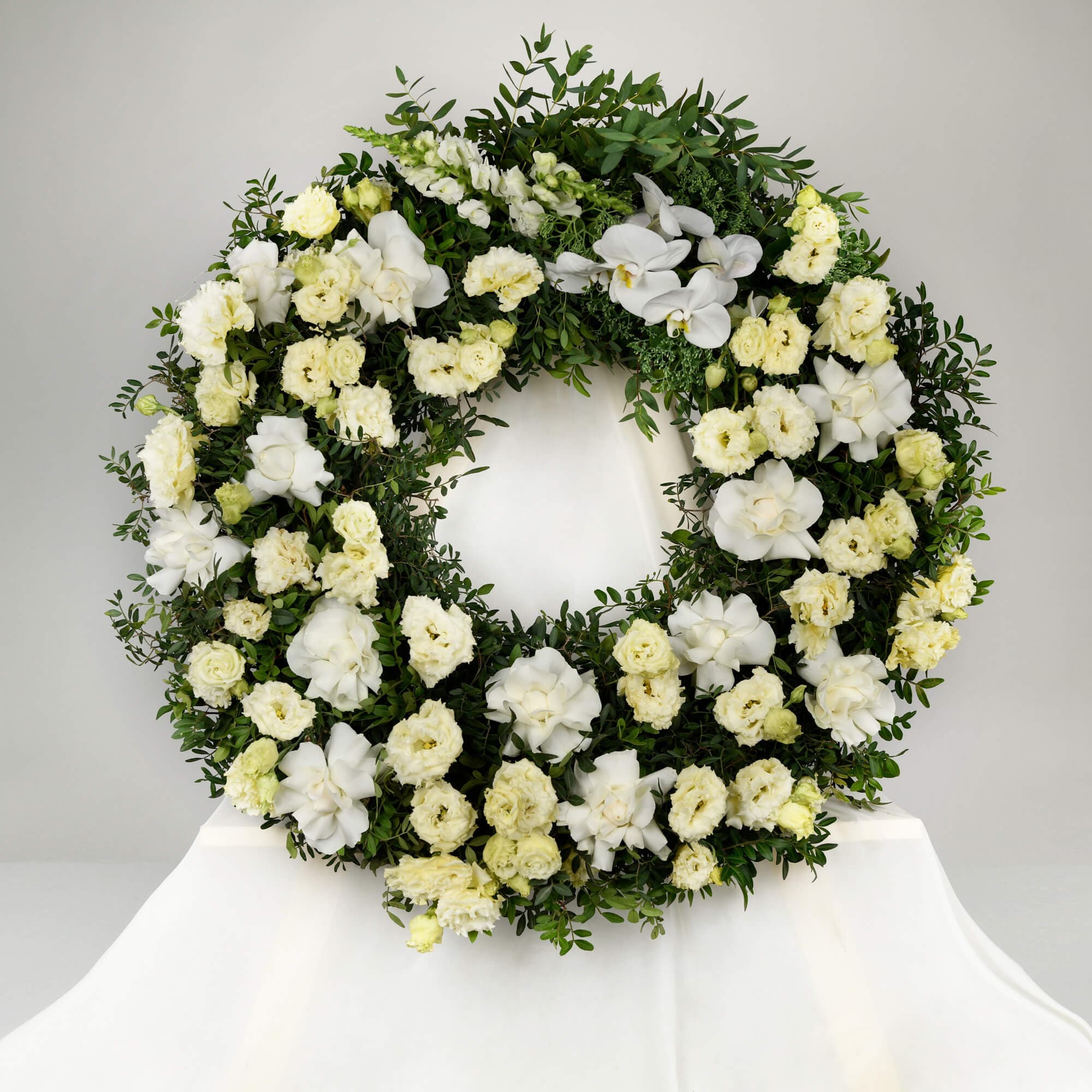Lavender Harvest Wreath front